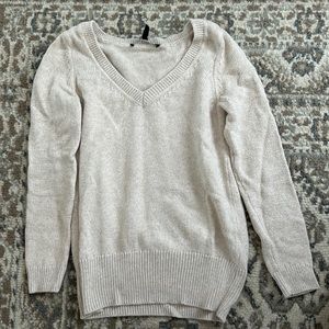 Cream colored thick sweater